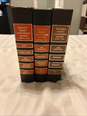 Reader's Digest Condensed Books Set - Brown/Dark Brown